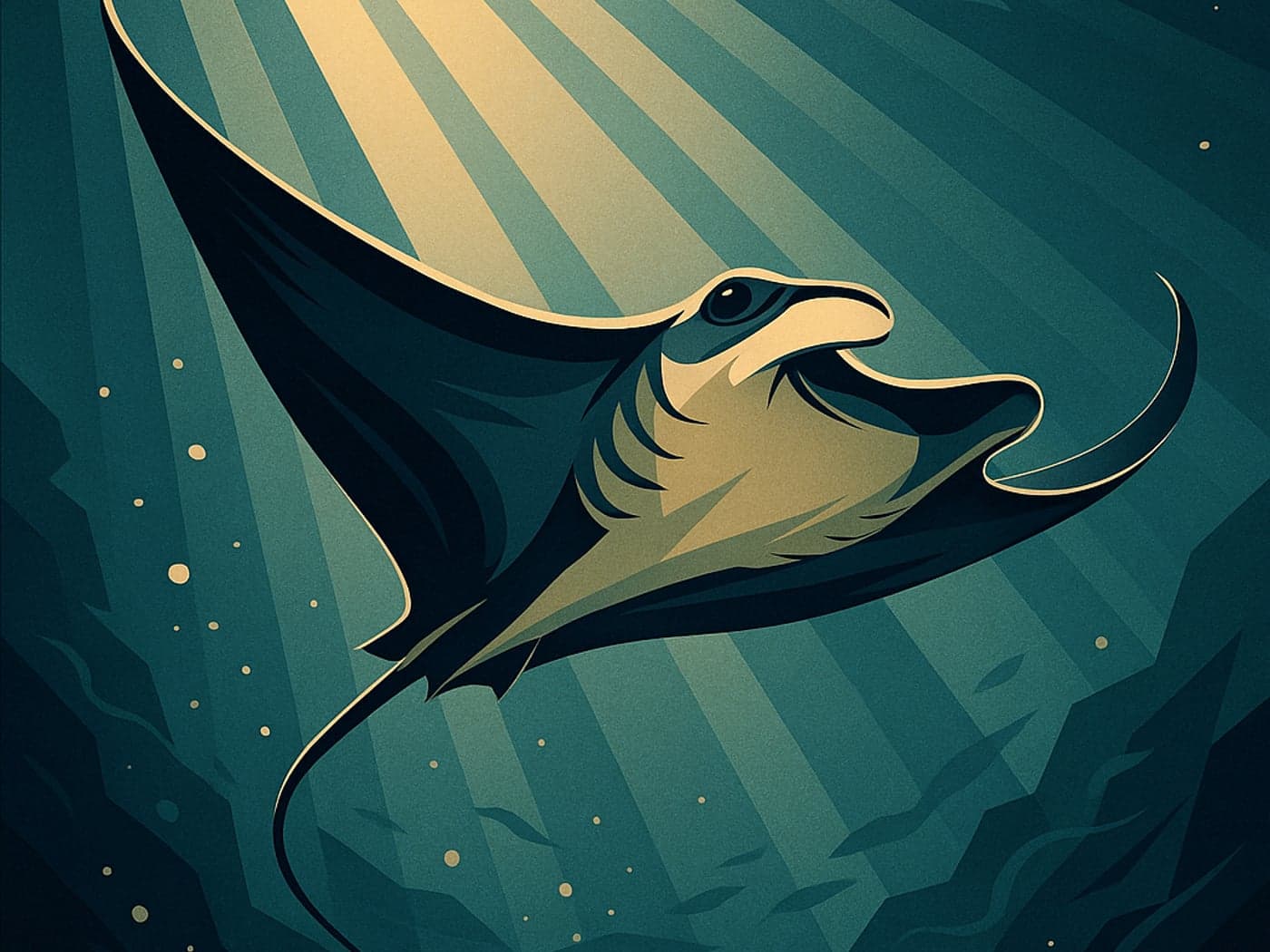 Manta Ray, Art Deco