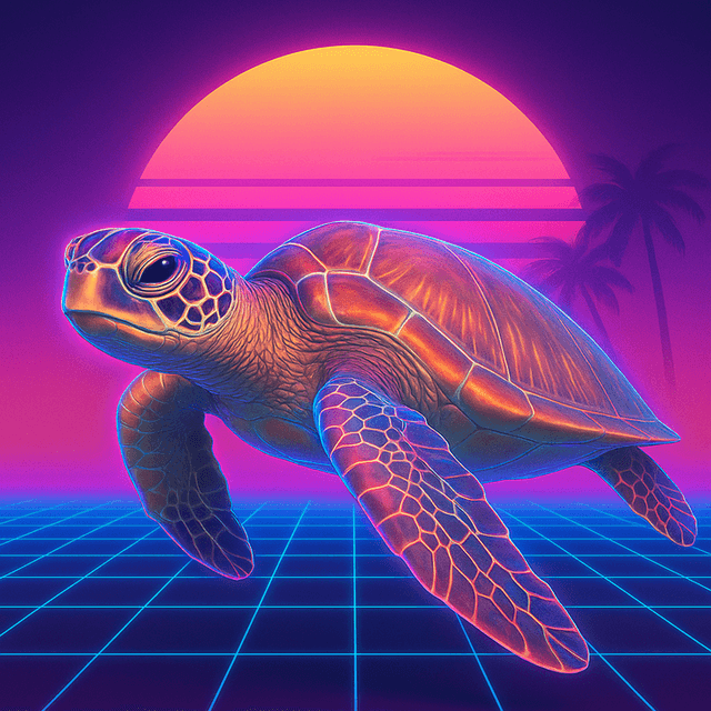 Vaporwave Soft Neon